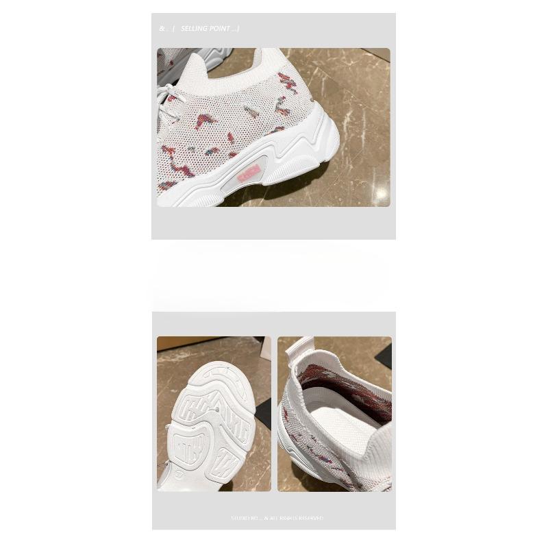 Women's Breathable and Versatile Thick-soled Casual Sports Shoes