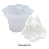 Versatile 3D Pudding Cat Candle Molds Non-Toxic Easy To Clean Durable Eco-Friendly Silica Gel