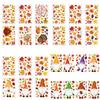 Autumn Window Stickers Maple Leaf Stickers Thanksgiving Decor