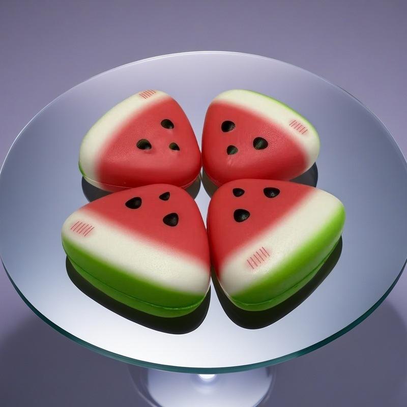 Activating Toys Squishy Watermelon Squeeze Toy Lovely Fruit Pinch Fidget Toys Soft Fast Rebound Decompression Doll Anti-Stress Gift Cute Things