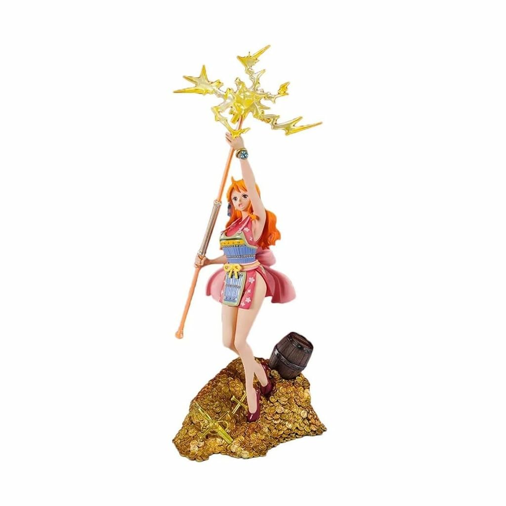 

TAMASHII NATIONS FiguartsZERO ONE PIECE Нами Памятная Оригинальная Иллюстрация Эйитиро Оды Великие Пираты Сто 280 мм АБС ПВХ Окрашенная золотой