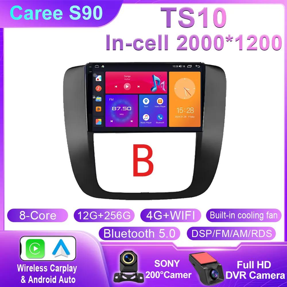 Android Car For GMC Yukon Chevrolet Tahoe Suburban 2008-2012 GPS Navigation Multimedia Player Stereo Head Unit QLED Screen 5G BT