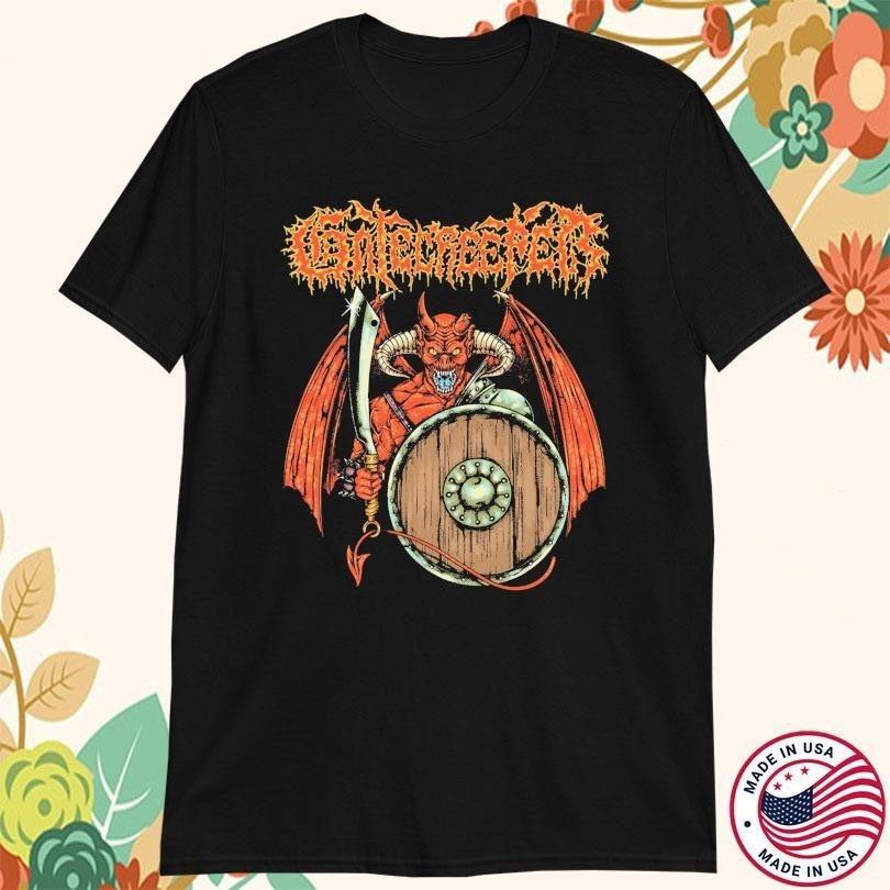 NEW Gatecreeper Demon Shield Cotton Black T Shirt For Fans EN730 Unisex T-Shirt Graphic Tee M