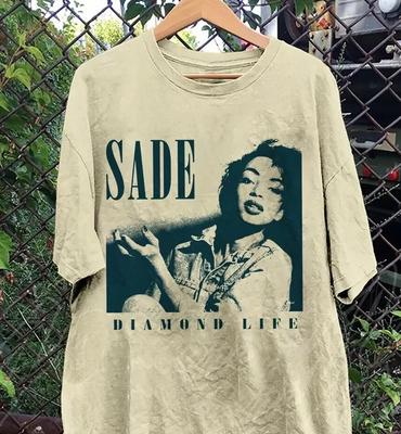 Sade Diamond Life sand kortärmad T-shirt Storlek S M L 2345XL SN70 Unisex T-shirt