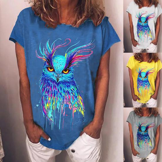 

Женская футболка с коротким рукавом, мягкая женская женская повседневная футболка с принтом для выхода на улицу