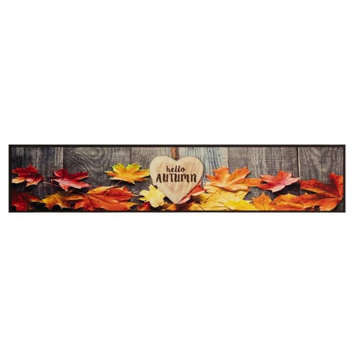 VidaXL Washable Kitchen Mat Autumn Print, Non-Slip Doormat, Floor Mat, Mat In Front of Sink, Modern, 4005628