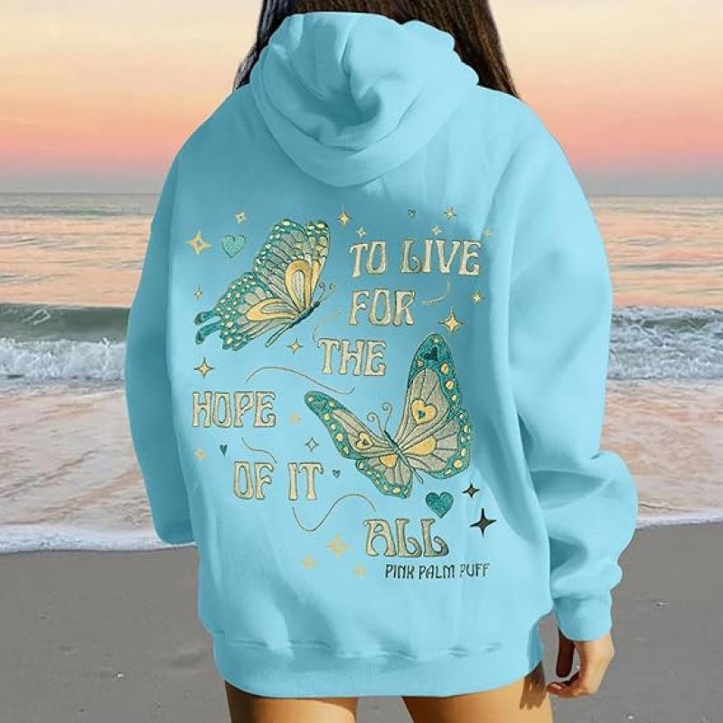 Hopeful Dreams Drop Shoulder Ribbed Hoodie