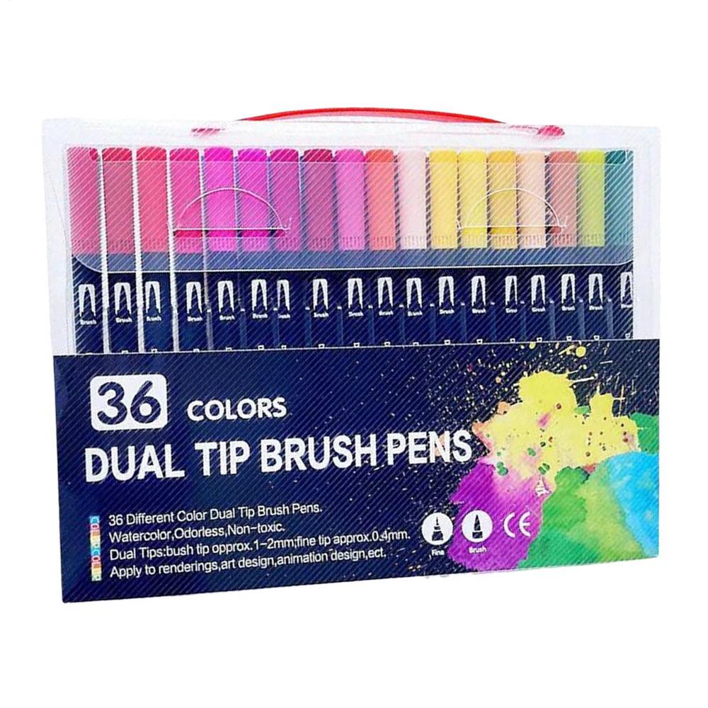 100 Quests Digitales Malbuch Lustiges Malbuch Schnelltrocknende Doppelseitige Aquarellstift Farbe nach Zahlen Aktivitätsbuch