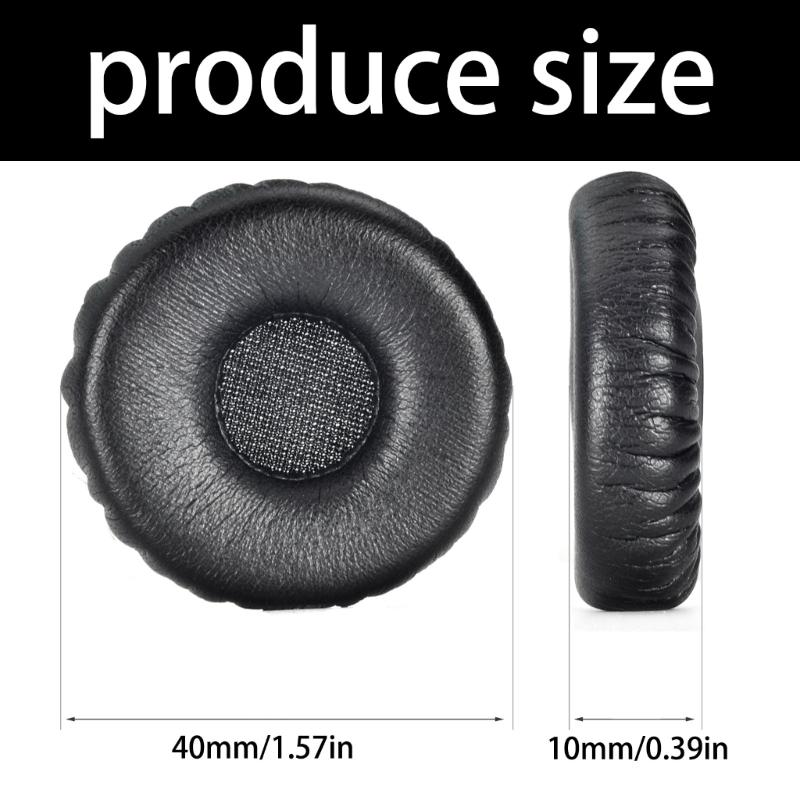 1Pair Earpads Protein Leather Ear Pads Ear Cushions Cover Memory Foam Earmuff for VXI C400-XT 204159 Headsets