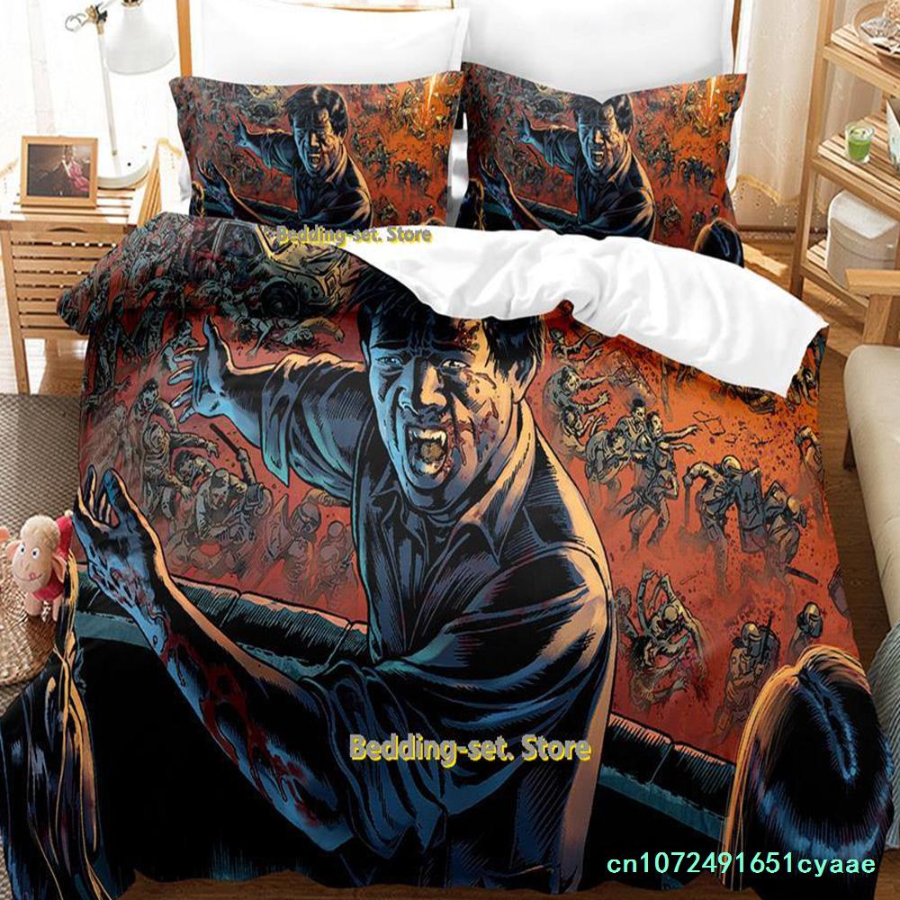 Comics Extinction Parade Bedding Set Cartoon Anime Three-Piece Set Adult Kid Bedroom Duvetcover Sets Lenol De Cama Casal