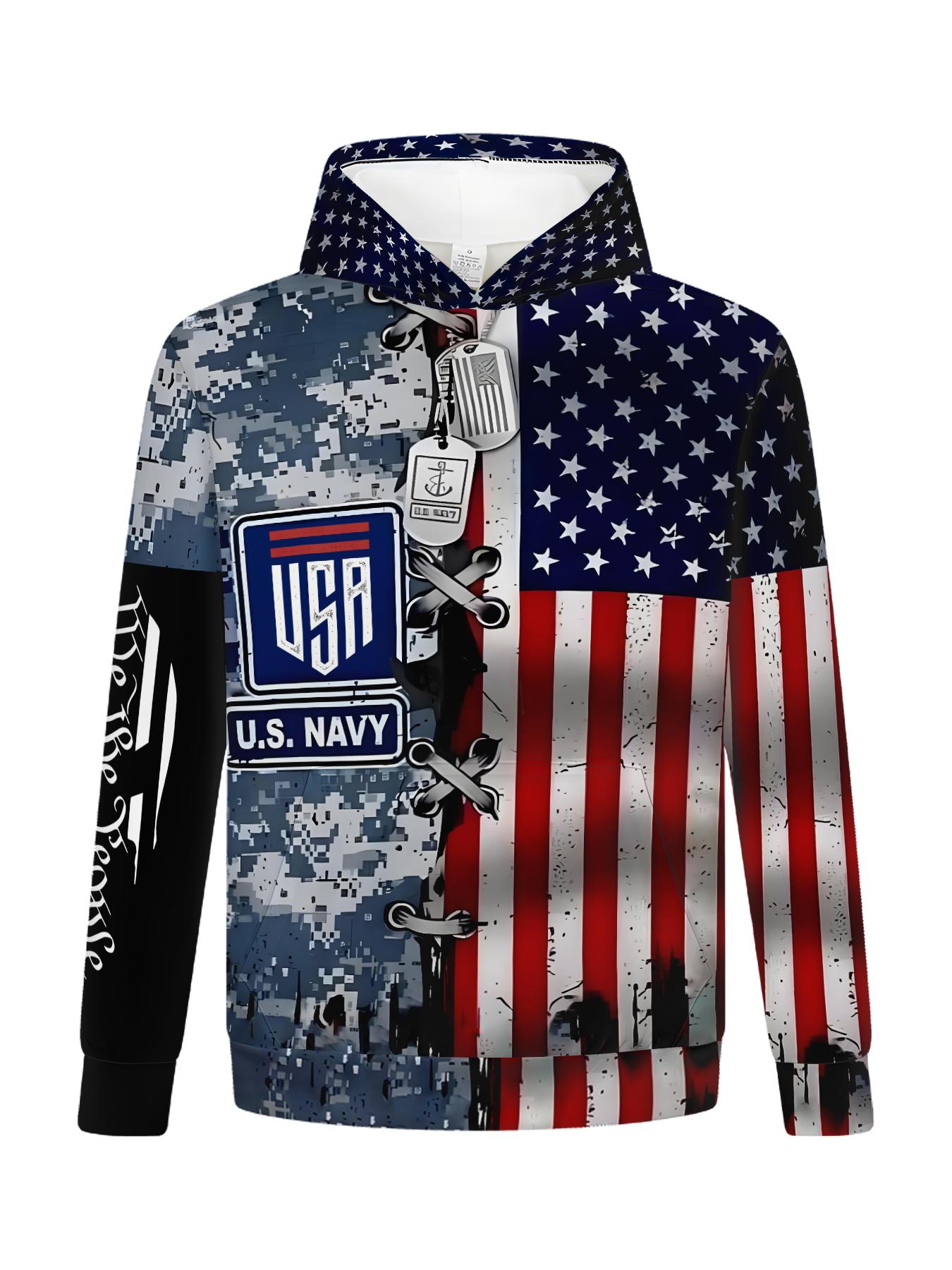 Мужская толстовка Lone Wolf со стереоскопическим 3D-принтом на осень и зиму — фото 9