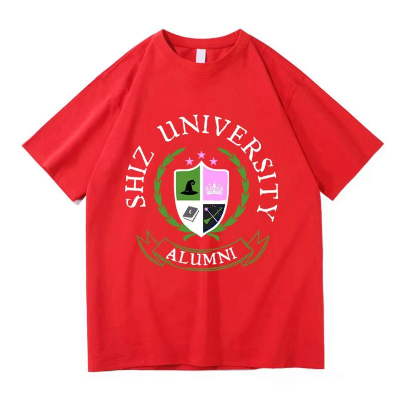 Shiz University Tričko Móda Dámské Estetické Film Zlá Tričko Unisex Vysoce Kvalitní Ležérní Elphaba Glinda Bavlněná Trička