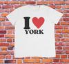 Jeg elsker York T-skjorte | Morsom | y2k | estetikk | hysterisk morsom | 2000-tallet | 90-tallet