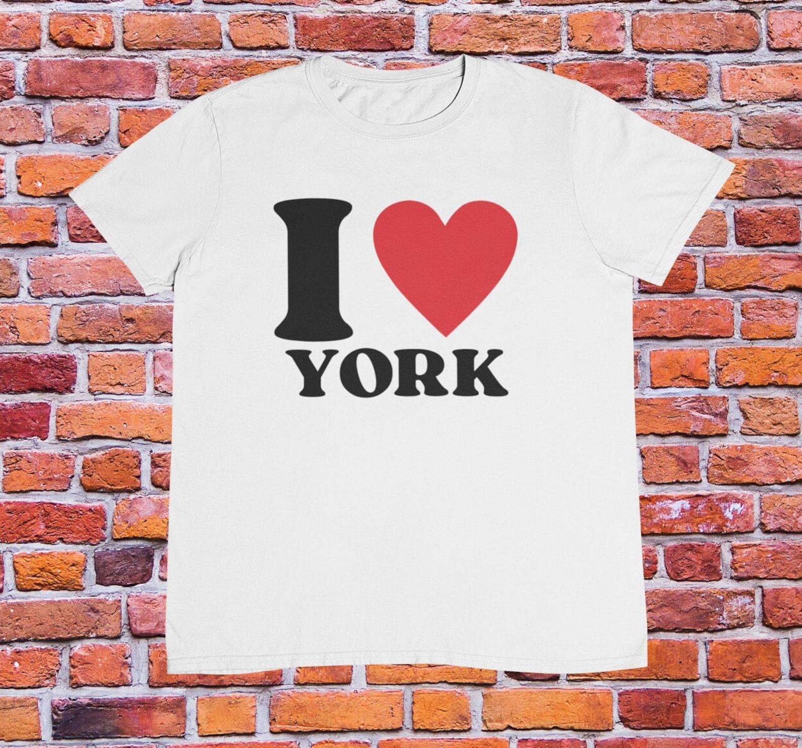 I Love York T Shirt | Funny | y2k | aesthetics | hilarious | 2000s | 90s M