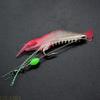 A1A2 7 Pcs Fishing Shrimp Lures Artificial Silicone Soft Shrimp Baits with Hooks Luminous Swimbait Fishing Tackle Durable