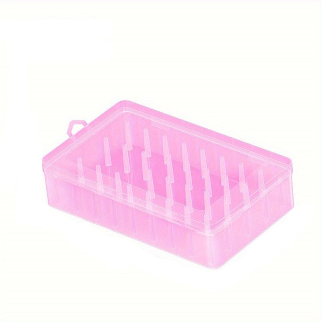 Sewing Thread Box 42 Pieces Spools Bobbin Carrying Case Container Holder Craft Spool Organizing Case Sewing Storage Convenient Lagre Capacity