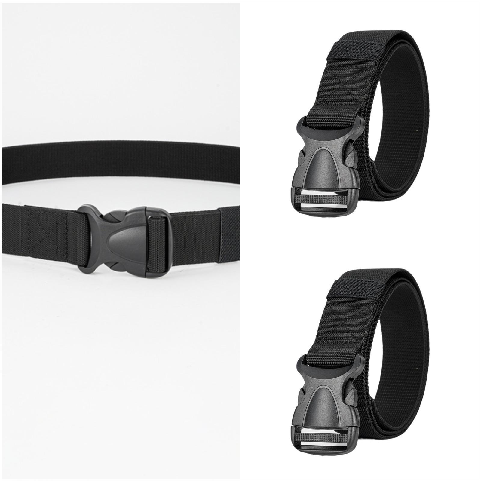 

Уличный многоцелевой ремень для крепления с пряжкой, стягивающая веревка, 2 шт. One Size чёрный
