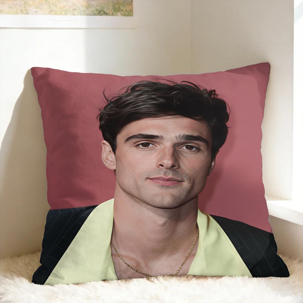 Jacob E-Elordi Pillow Case  Print Pillow Cover Fashion Pillowcases For Living Room Bed Chair