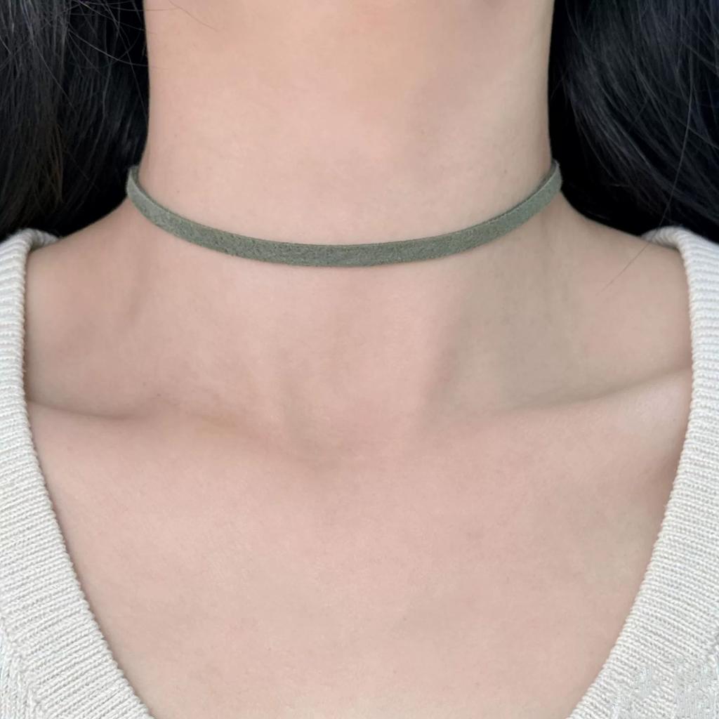 Simple Leather Choker Necklace For Girls Women Party Necklaces Fashion Trend Jewelry On The Neck Accessories Gift Wholesale