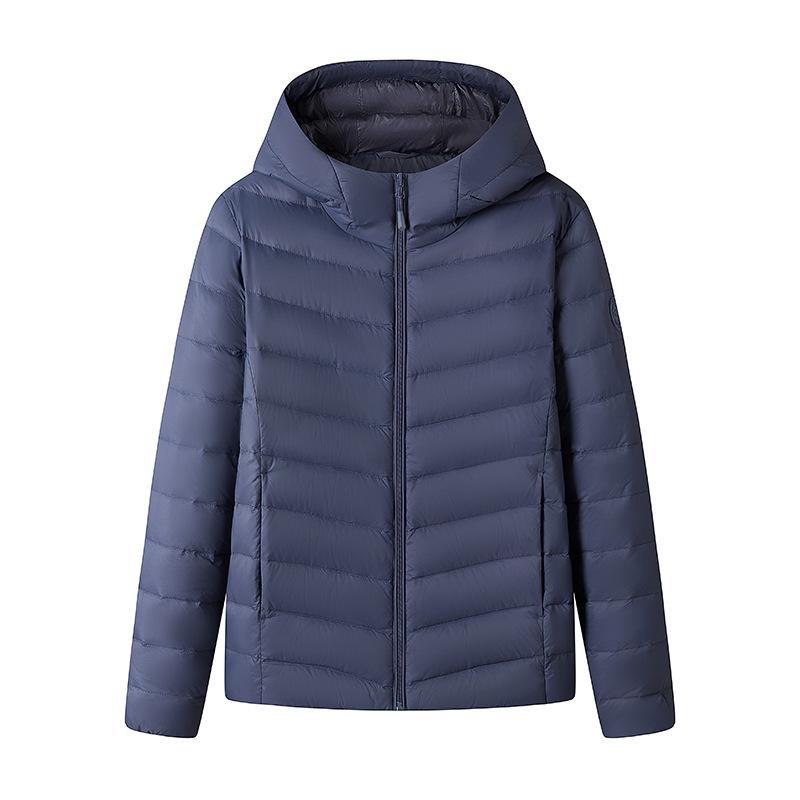 Winter new light and thin down jacket women's warm casual outdoor stand-up collar white duck down warm slim jacket