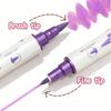 10pcs Metallic Dual Tip Marker Pens - Brush & Fine Nib for DIY Album, Black Card, Scrapbooking & Craft