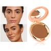 Oulac Brozner Powder Face Makeup - Bronzed Satin Finish, Highly Pigmented, Sun Kissed Natrual Look, Also for Blusher, Contour Cream Bronzer, Vegan