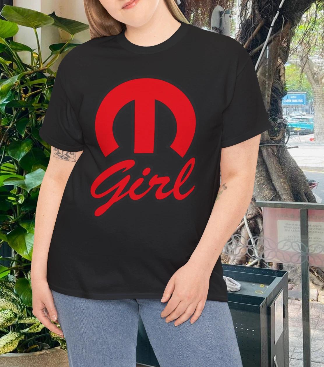 BIG Red and Black Mopar GIRL Classic T-Shirt 3XL