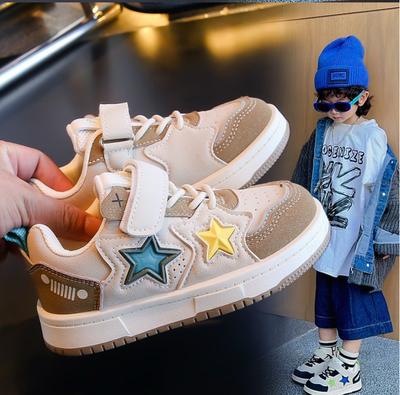 Fashion Girls's Fashion Sneakers Kid's Anti-skid Casual Shoes Thick Soles Running Shoes Children's Boy Street Board Shoes SZIE26-37