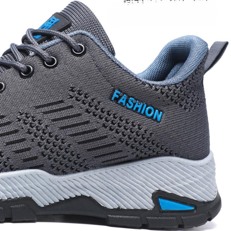 Prodyšná tkaná běžecká obuv, síťovaná obuv, pánská obuv pro volný čas, pánská tenká sportovní obuv