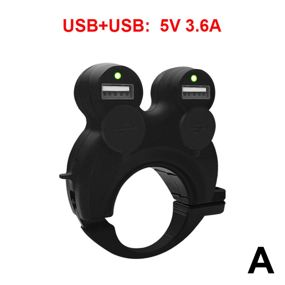 

Швидкий зарядний пристрій для мотоциклів 12 В - водонепроникний універсальний зарядний пристрій для мотоциклів із подвійним USB-пристроєм і аксесуарами для мотоциклів типу C PD 25 Вт