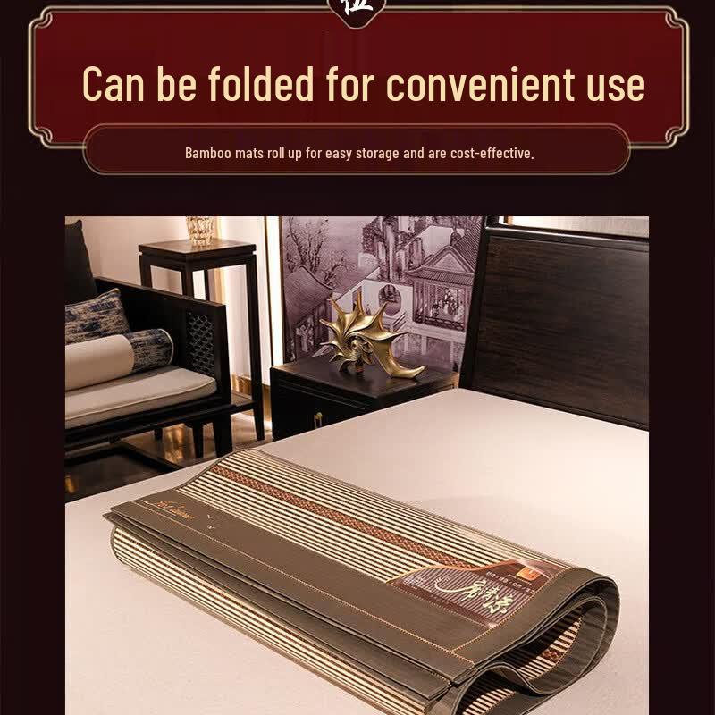 JNL Foldable Bamboo Summer Sleeping Mat