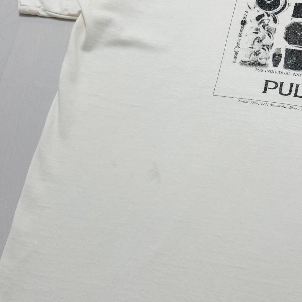 Used 90's Pulsar T-shirt Watch Brand Seiko Vintage Clothing