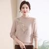 Women's Winter Warm Pullover Sweater for Middle-Aged