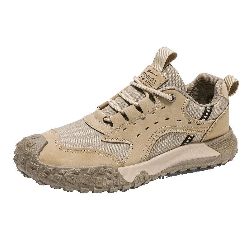 Autumn and Winter Platform Men's Shoes Non-slip and Wear-resistant Construction Site Work Safety Shoes Men's Outdoor Not Tired Feet Sports Mountaineer