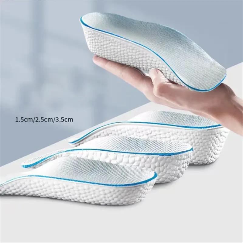 1 Paar Einlegesohlen zur Höhenerhöhung für Herren- und Damenschuhe, Plattfüße, Fußgewölbeunterstützung, orthopädische Einlegesohlen für Turnschuhe, Fersenlift, Memory Foam-Schuhpolster
