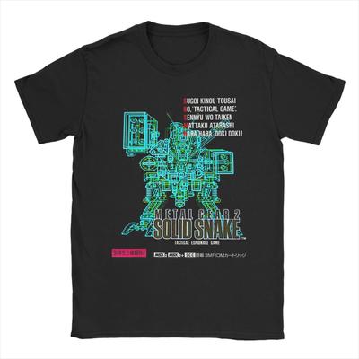 Metal Gear Box T Shirts Men Pure Cotton Amazing T-Shirts O Neck  Tees Short Sleeve Tops Birthday Gift