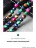 8mm Round Colored Tiger Eye Beads for DIY Jewelry & Accessories