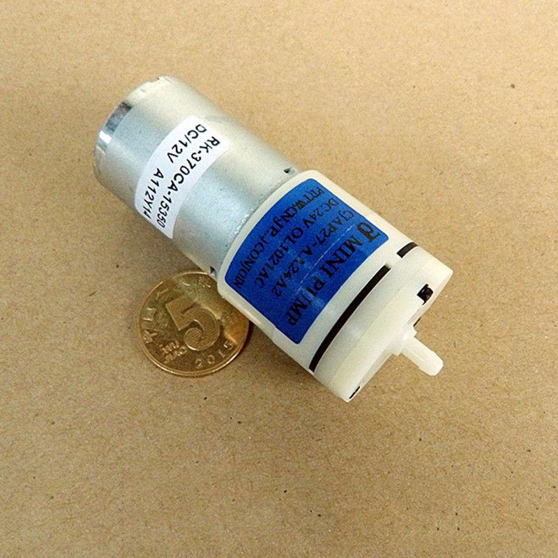 DC 5V-12V 6V 9V Aquarium Aquarium DIY Mini Stumm 370 Motor Luftpumpe Sauerstoffpumpe