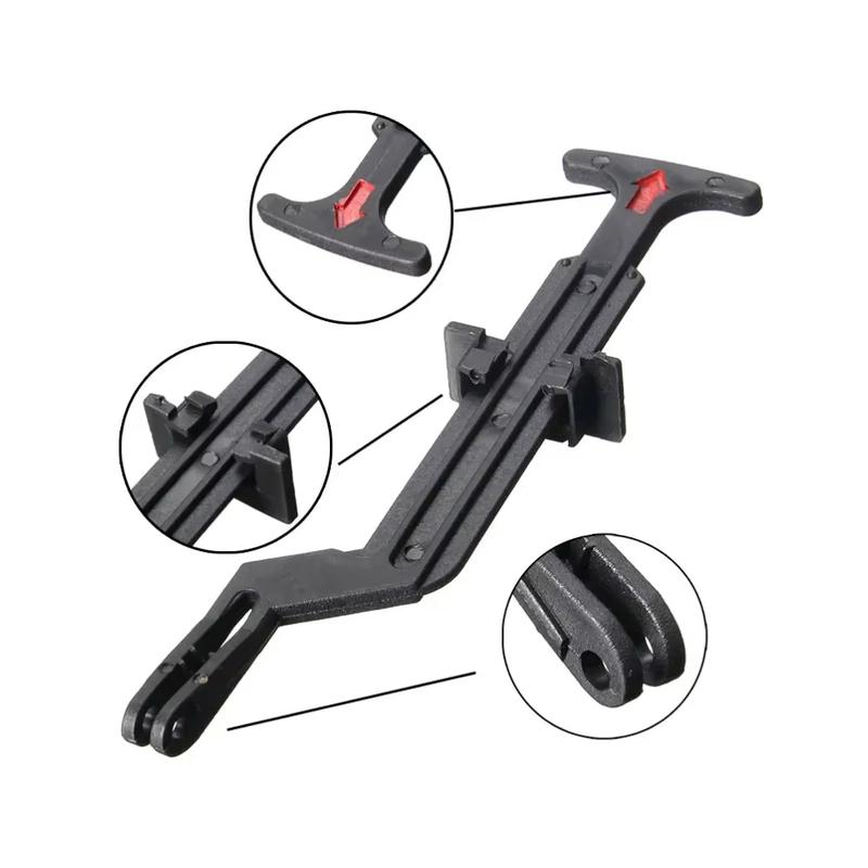 Tijă de Deblocare Capotă cu Mâner Negru și Clipsuri de Fixare 3B0823593 Pentru Modelele Volkswagen Passat B5 (1998-2004) și Bora Classic