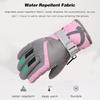 Anti Slip Snow Gloves Adjustable Wrist Strap Gloves Warm Mittens Outdoor Skiing Gloves Skating Essential for 3-16T Kids