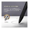 Fsalisa Gel Pens, 0.5mm Fine Point, Blue Ink, 5-Pack, Quick-Drying, Waterproof, Fade-Resistant, Smooth Writing for Office, Notes, Official Documents,