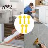 Flexible Plastic Caulking Tip 5Pcs Caulk Tools Tips Set with Nozzle Adapter Window Door Gap Filler Tool Applicator Reusable Nozzles for Finishing