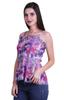 Moomaya Casual Shoulder Strap Flared Hem Cotton Slub Printed Women Summer