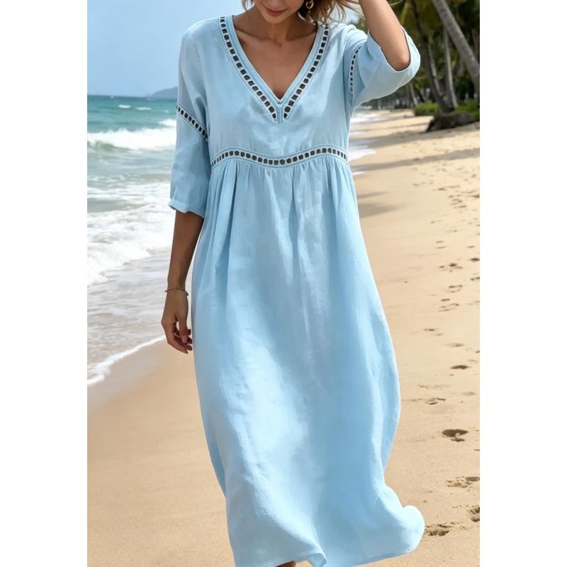 (The Object Is Not Perforated, 3D Printing Effect) 2026 Summer New European and American Solid Color Loose