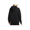 Nike Solid Color Brand Logo Printed Hooded Long Sleeve Sweatshirt Women Sweatshirt Black BV7480-010