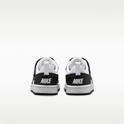 Nike Court Borough Low Recraft Black White (PS)