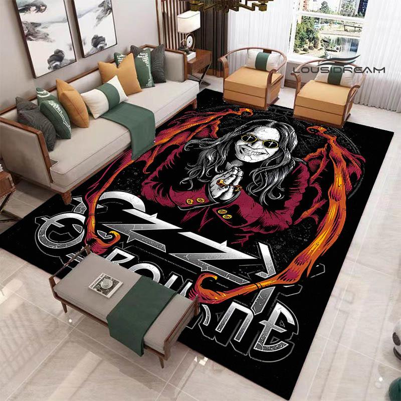 Ozzy osbourne printed carpet Living room bedroom non-slip carpets Yoga mat door mat Outdoor carpet kawaii rug birthday gift