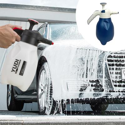 2L Car Foam Sprayer High Pressure Multipurpose Portable Car Wash Hand Pressure Pump Foaming Watering Can for Garden Yard