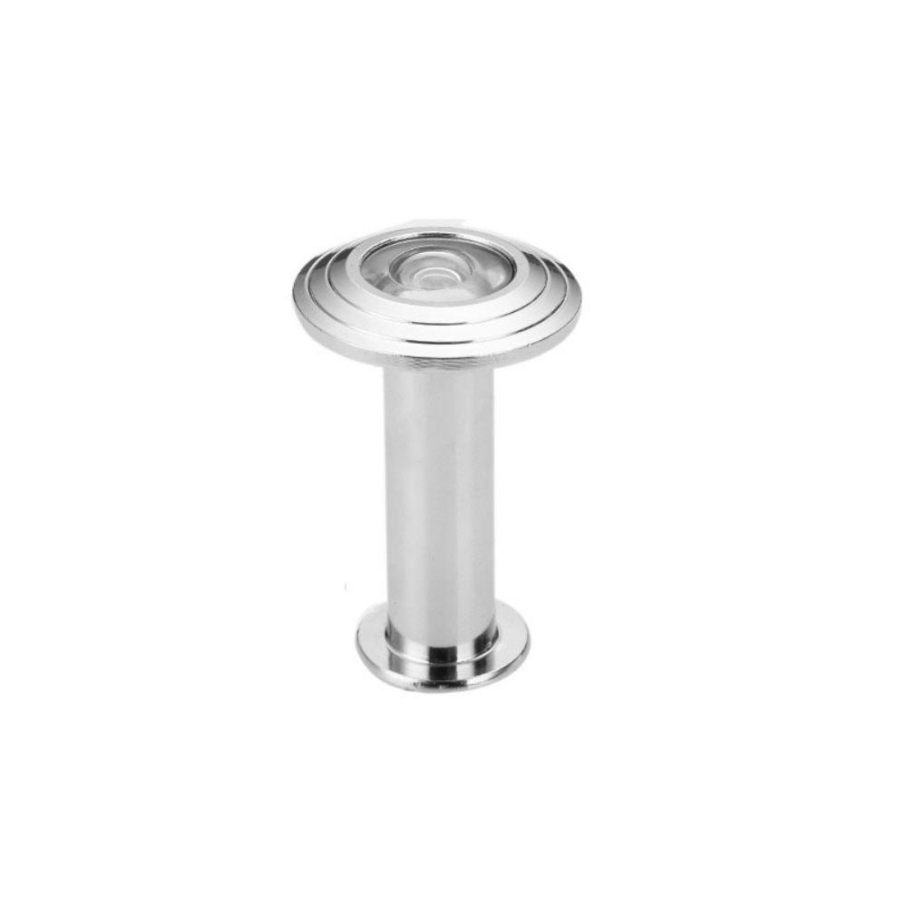 

Anti-theft Hotel Peephole Wide Angle HD Glass Lens Door Viewer Peek Peep Hole Security Door Cat Eye 14mm-Silver