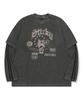 CPGN STUDIO Willy Layered Pigment Long Sleeve Smoke Black